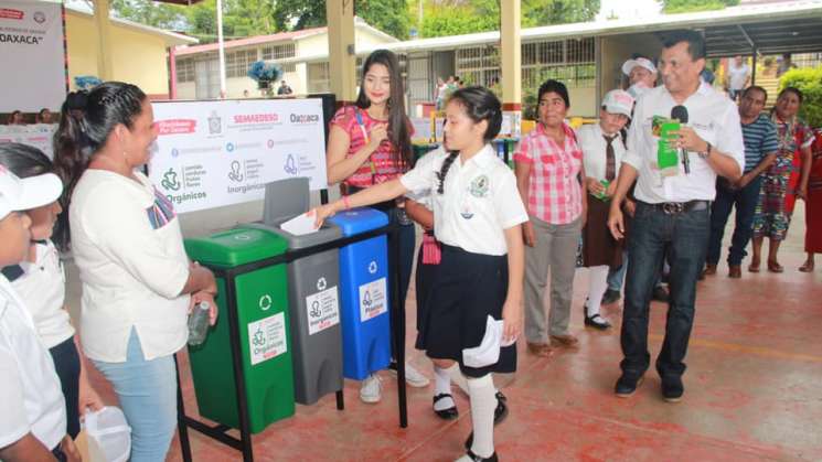 Programa Estatal “Reciclemos Por Oaxaca”en Cuenca de Papaloapam