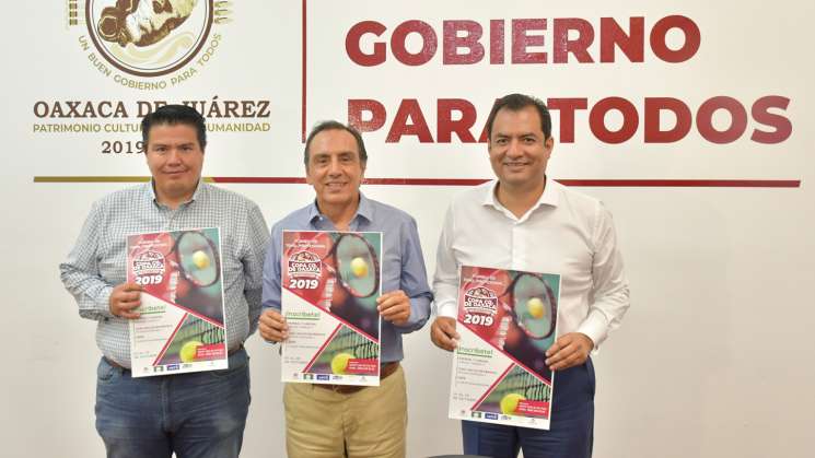 Anuncian torneo de tenis profesional “Copa Ciudad de Oaxaca