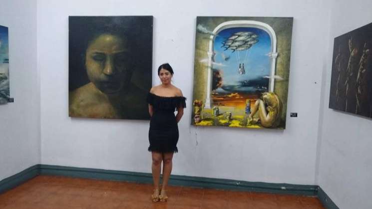 Wendy Castro Loaeza, expone en la Galería del ISSSTE