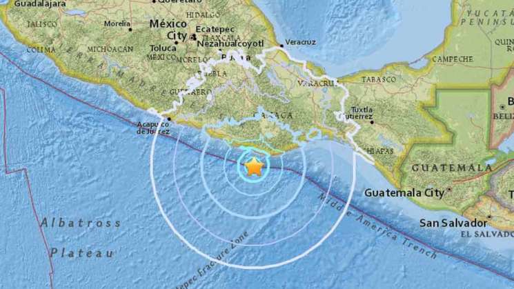 Sin daños en Oaxaca por sismo de magnitud 5