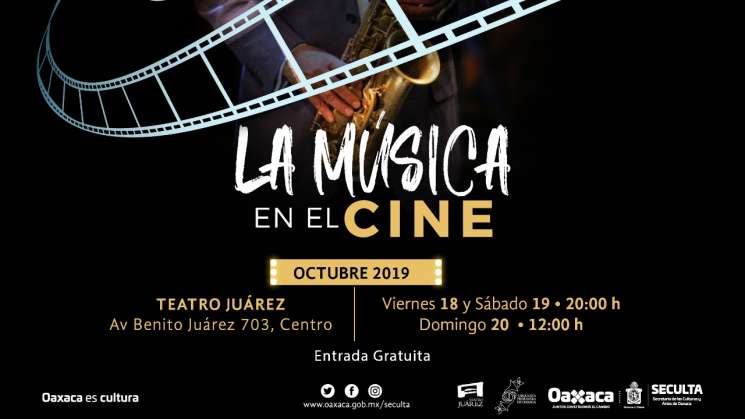 Invitan a fin de semana de conciertos “La música en el cine”