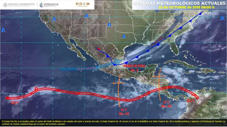 SMN anuncian nublados y lluvias intensas en regiones de Oaxaca