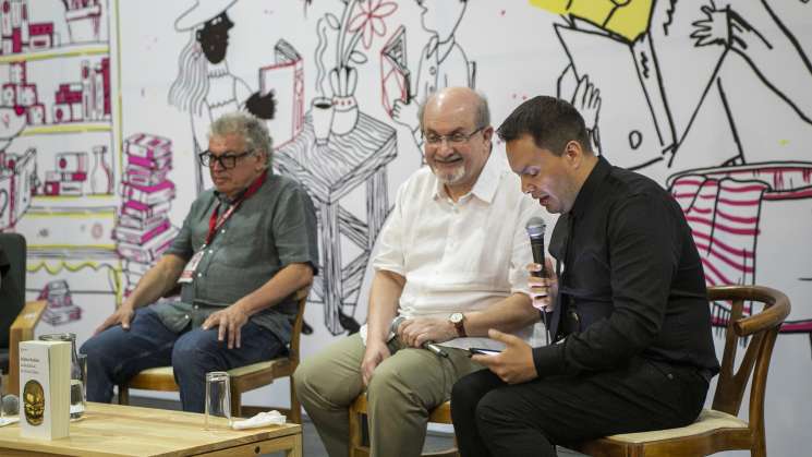 Salman Rushdie habla sobre migración en la 39 FILO  