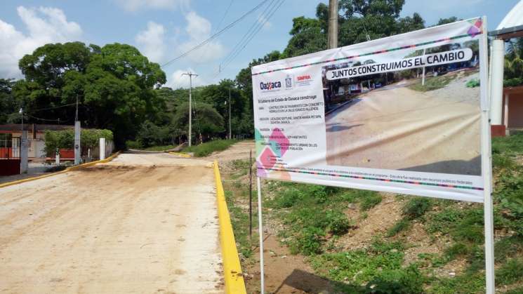 Con inversión de 6.9 mdp, culmina Sinfra 6 obras de pavimentación