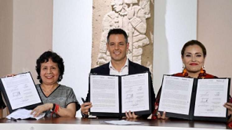 Gobierno del Estado de Oaxaca y el INBAL firman convenio