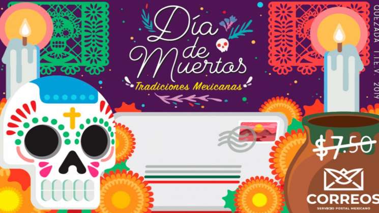 Emiten timbre conmemorativo del Día de Muertos