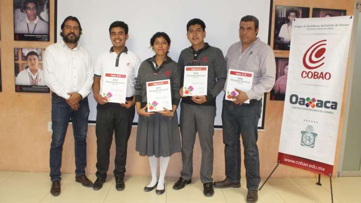 Alumnos del Cobao van a la Trigésima Olimpiada Nacional de Física