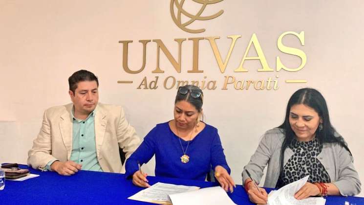 Suscribe IOAM y Univas convenio de colaboración