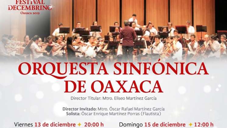 Fin de semana con la Orquesta Sinfónica de Oaxaca