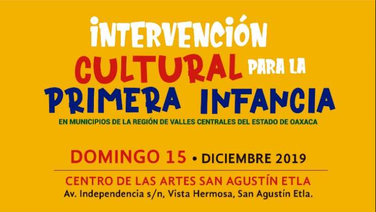 Invitan a la Intervención Cultural para la Primera Infancia