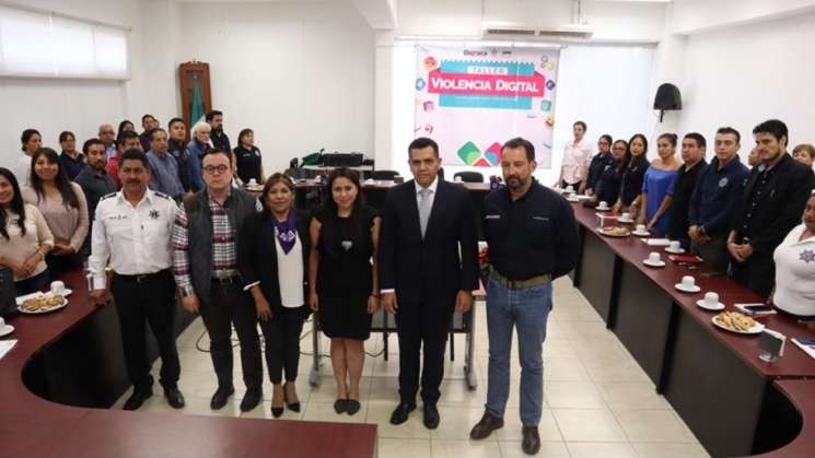 Integrantes de la SSPO se capacitan para evitar violencia digital