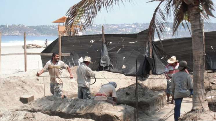 Profepa detiene restaurante en construcción en playa Zicatela