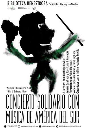 Concierto solidario con música de América del Sur