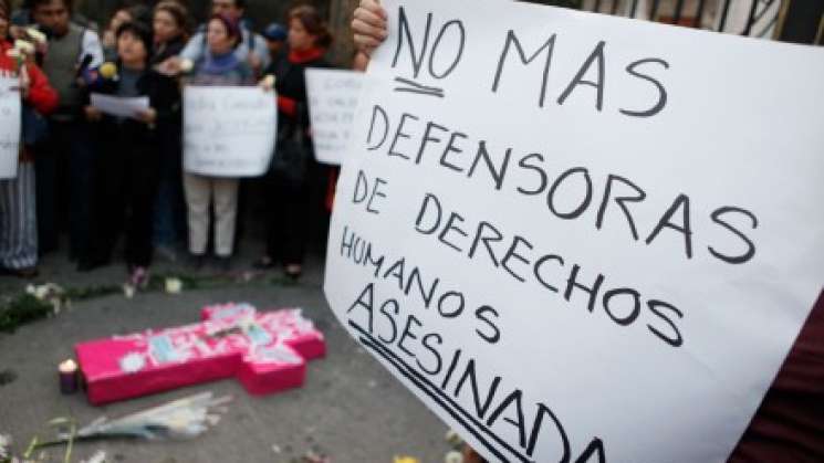  En 2019 fueron asesinadas cinco defensoras de Derechos Humanos