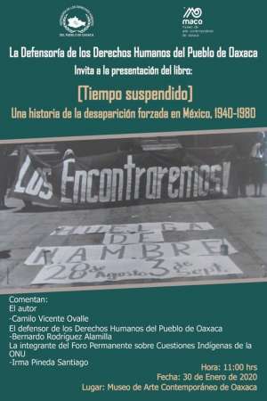 Presentación del libro Tiempo suspendido 