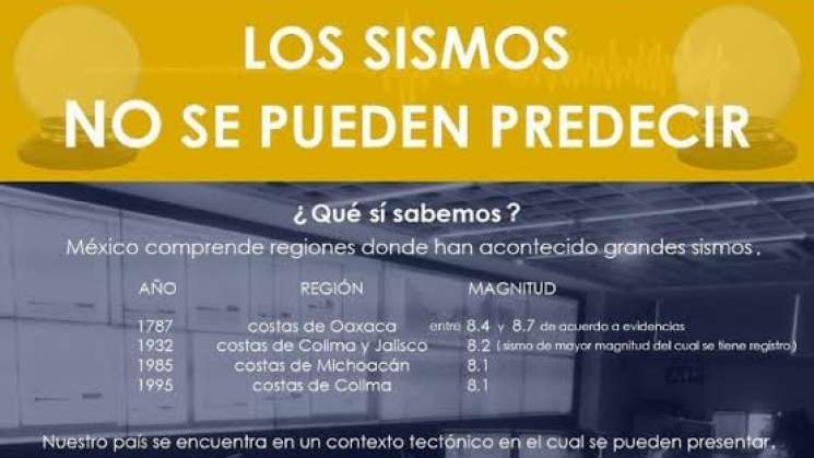 Exhorta CEPCO a no difundir información falsa sobre sismos