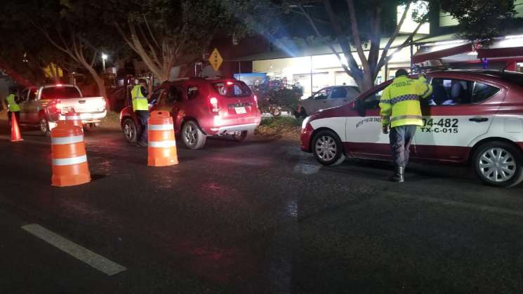 Operativo Alcoholímetro SSPO previene accidentes automovilísticos