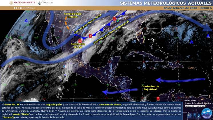 Nublados y lluvias aisladas en regiones de Oaxaca