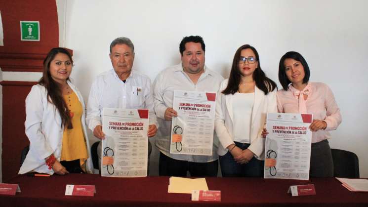 Inicia en Oaxaca “Semana de Promoción y Prevención de la Salud”