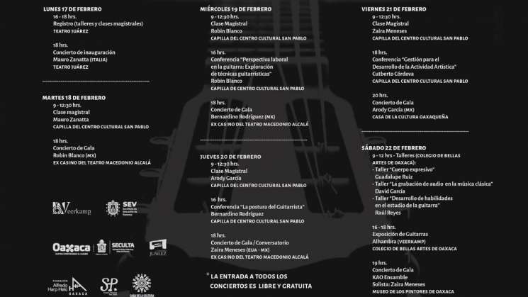 Inicia IV Festival Internacional Guitarrístico FBA- UABJO