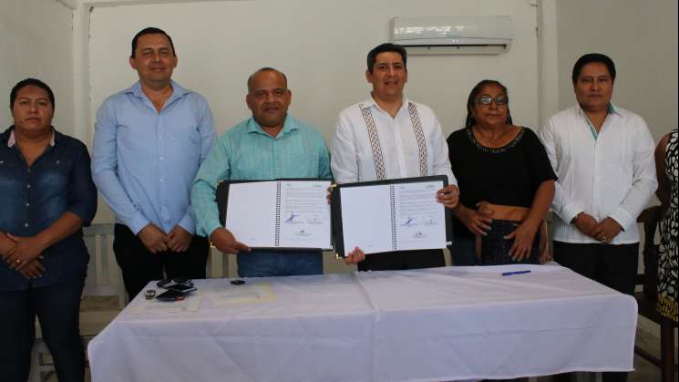 Fortalece DDHPO vínculos con autoridades de Niltepec y Zanatepec