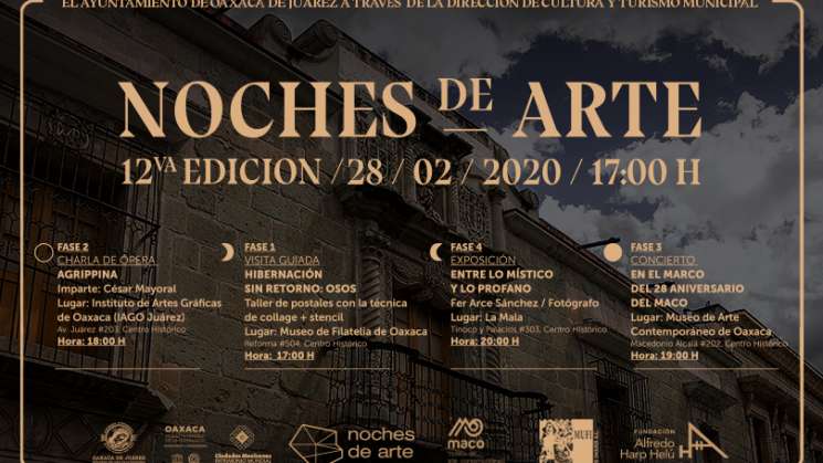  “Noches de Arte”, abanico cultural de Oaxaca de Juárez