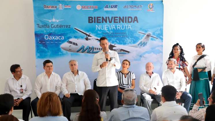  Oaxaca se suma al circuito turístico aéreo del sureste de México