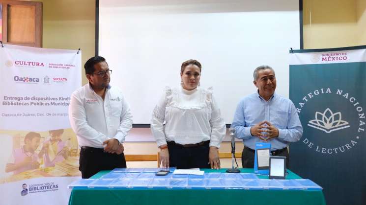 Recibe Oaxaca 28 dispositivos “Kindle” para bibliotecas: Seculta