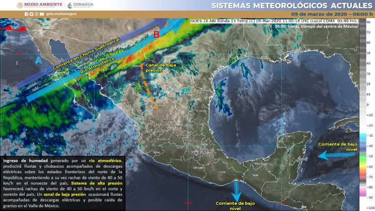 Cielo nublado por la tarde y lluvias aisladas en Oaxaca