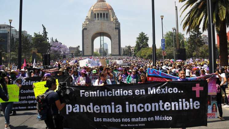 Más de 80 mil personas marcharon el 8 de marzo en la CDMX