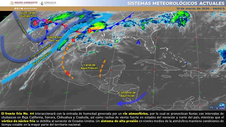 Ambiente caluroso, nublados y chubascos en regiones de Oaxaca