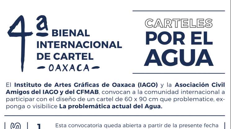 Lanzan convocatoria de 4ª Bienal Internacional de Cartel Oaxaca