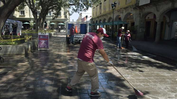 Sanea Ayuntamiento de Oaxaca de Juárez el Zócalo capitalino