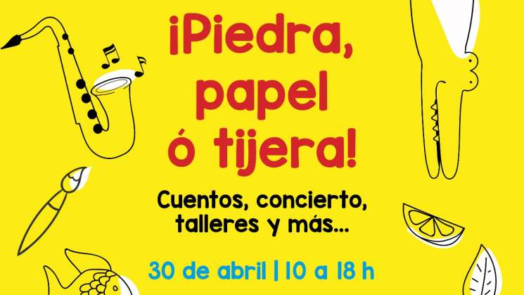 Invitan al Día del Niñ@ con el programa Piedra, papel o tijera