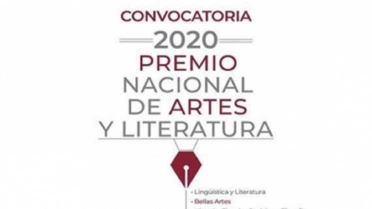 Convocan al Premio Nacional de Artes y Literatura 2020