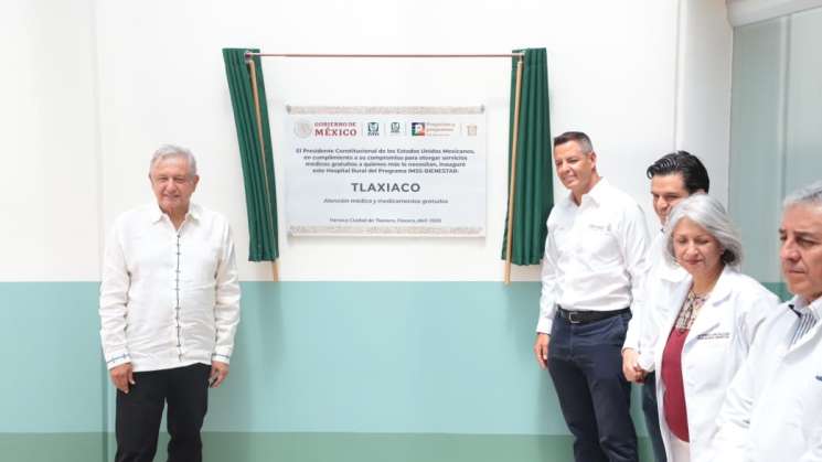 Regresa AMLO a inaugurar Hospital Rural IMSS en Tlaxiaco