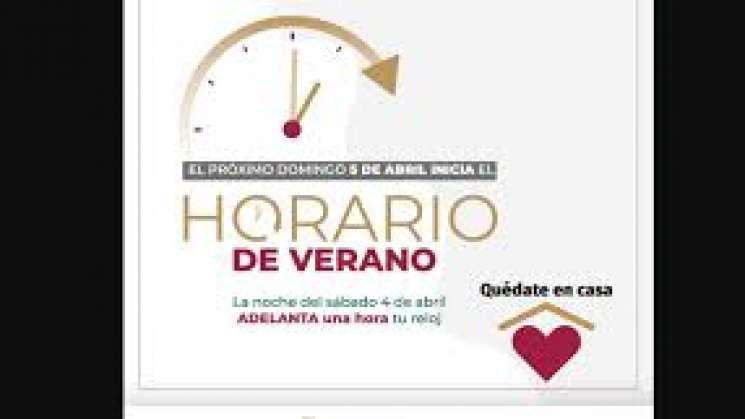 Horario de verano en México, inicia próximo domingo