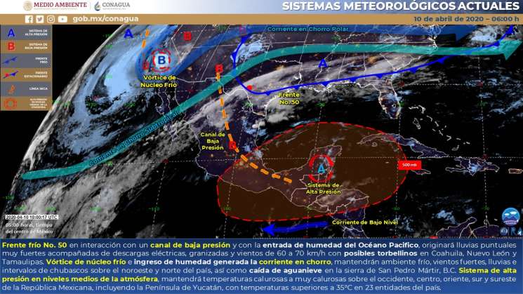 Anuncian clima cálido, nublados y chubascos en Oaxaca