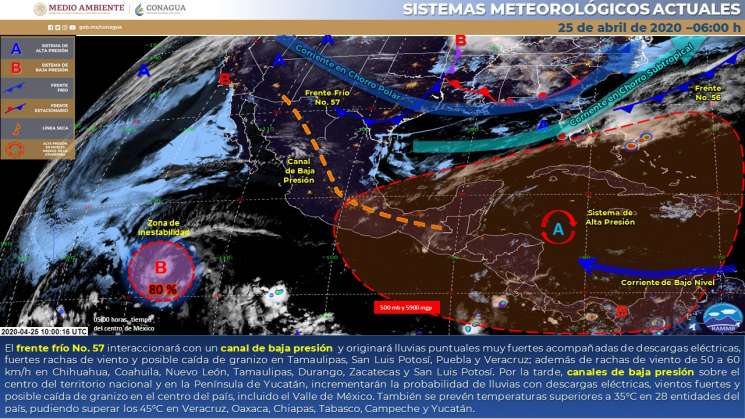 Anuncian clima cálido y chubascos por la tarde en Oaxaca