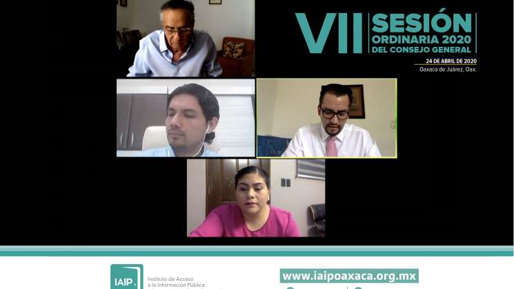 IAIPO resuelve recursos de revisión vía videoconferencia