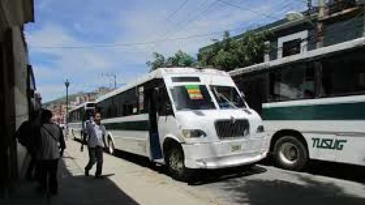 Anuncian nuevos lineamientos para transporte público en Oaxaca