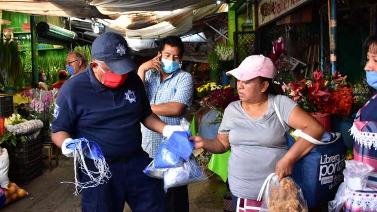 Gobierno de Oaxaca sanitiza la Central de Abasto