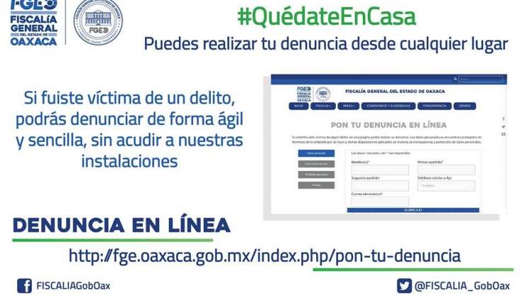 Lanza Fiscalía General plataforma digital: Denuncia en Línea