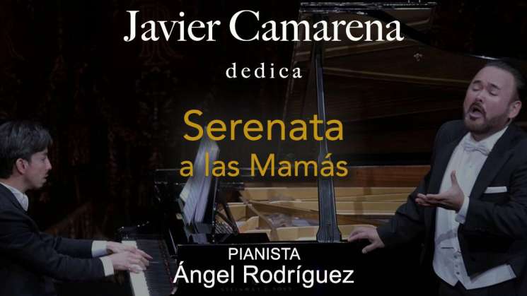 Javier Camarena regala serenata a las Mamás en su día.