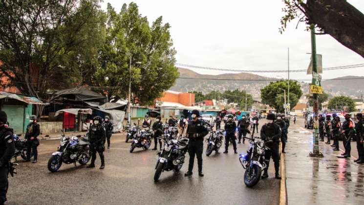 Refuerza SSPO y SESESPO operativos en la Central de Abasto