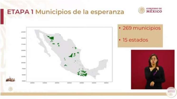 A partir del 18 de mayo podrán reabrir 269 municipios: AMLO