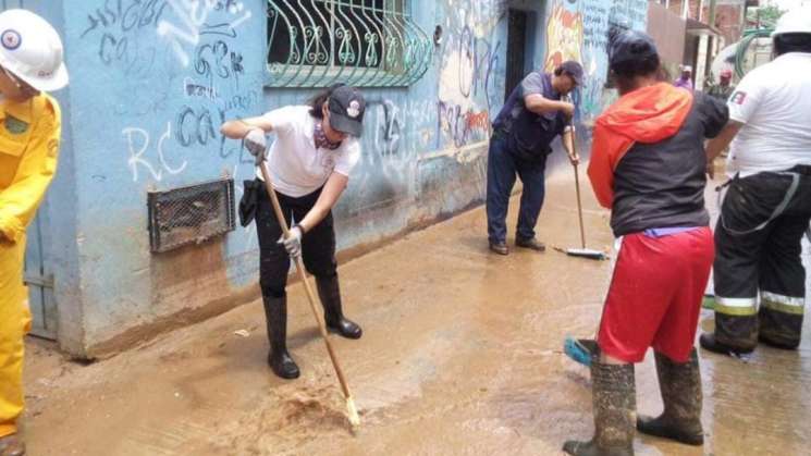 Emiten recomendaciones por  lluvias en la capital oaxaqueña