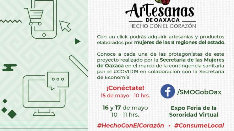 Invita SMO a reactivar economía de artesanas con Expo Feria 