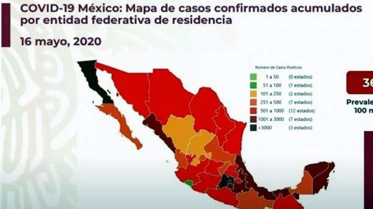 Alcanza México 5 mil muertes por COVID-19