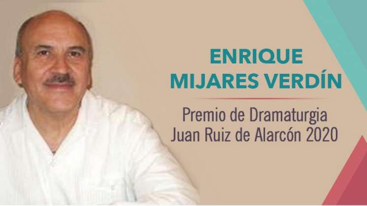 Gana Enrique Armando Mijares premio Juan Ruiz de Alarcon